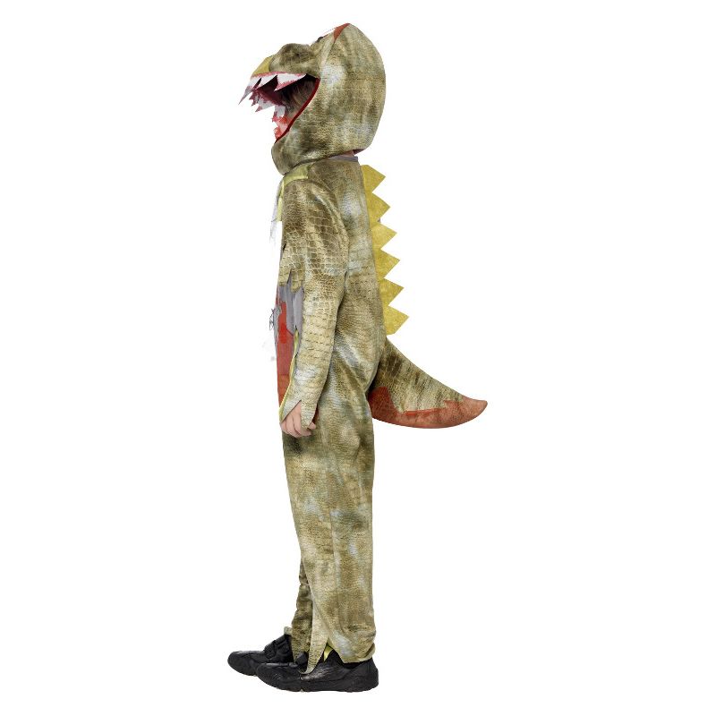 Smiffys Child Male Halloween Zombie Dinosaur Deluxe Costume