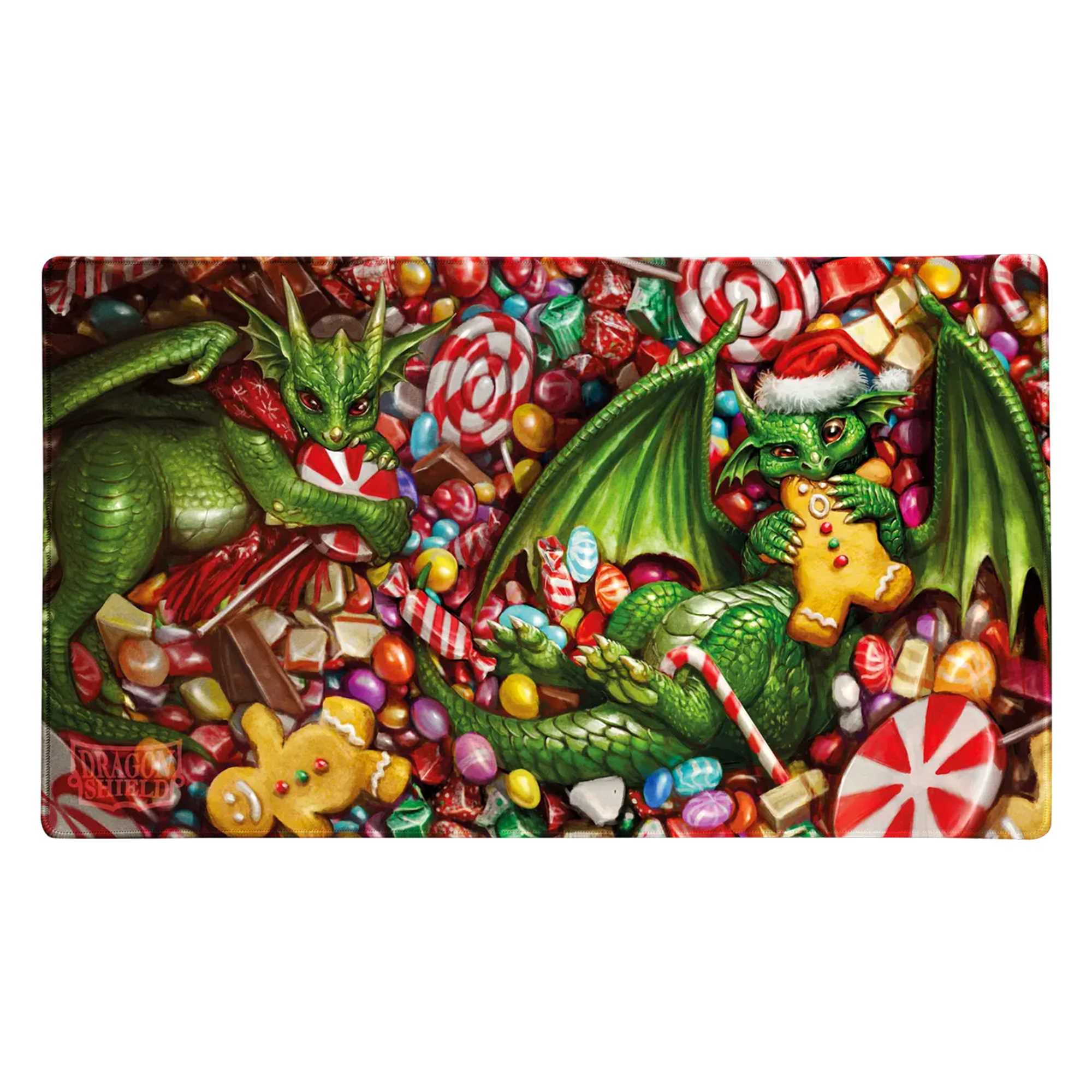 2024 Dragon Shield Christmas Dragon Playmat with Sturdy Storage Tube
