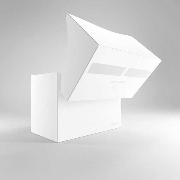 Large-Scale White Double-Deck Card Holder 200+ XL for Efficient Card Storage