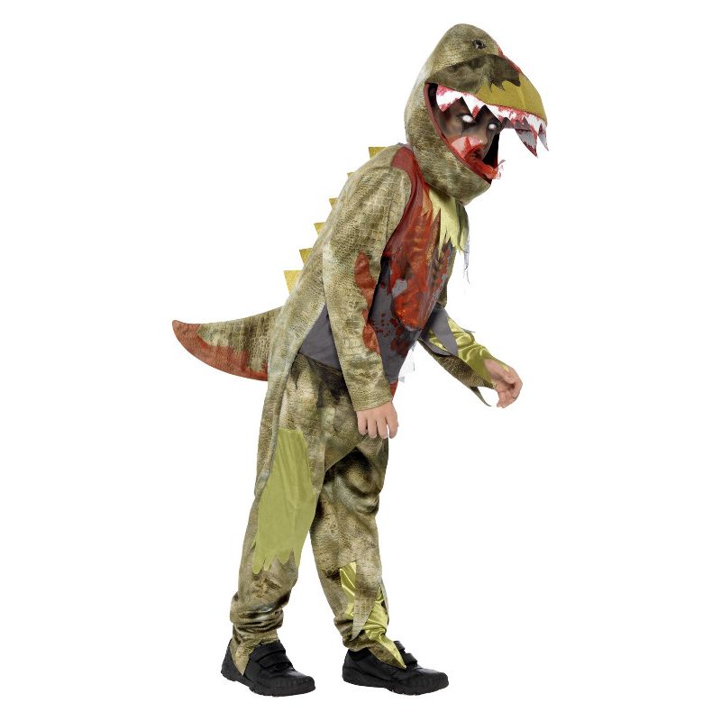 Smiffys Child Male Halloween Zombie Dinosaur Deluxe Costume