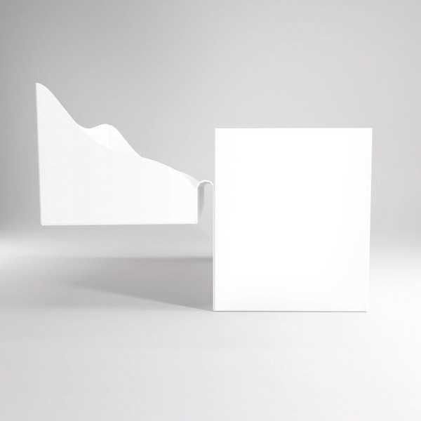 Large-Scale White Double-Deck Card Holder 200+ XL for Efficient Card Storage