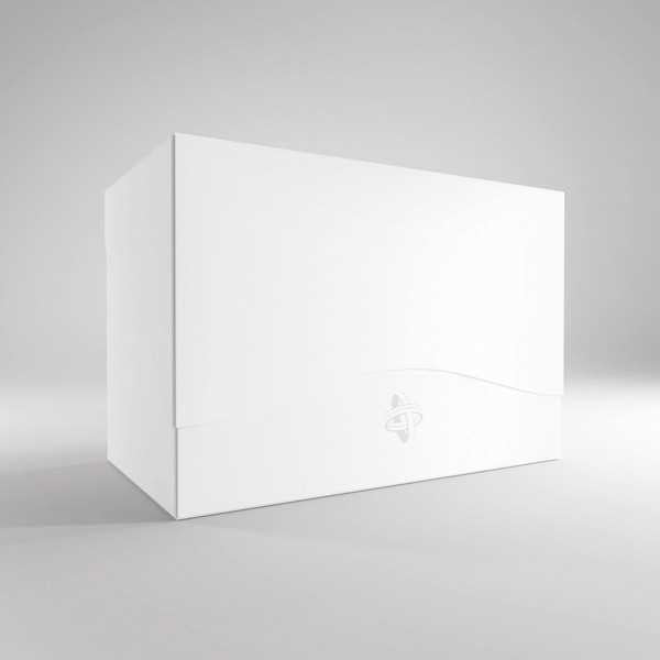 Large-Scale White Double-Deck Card Holder 200+ XL for Efficient Card Storage