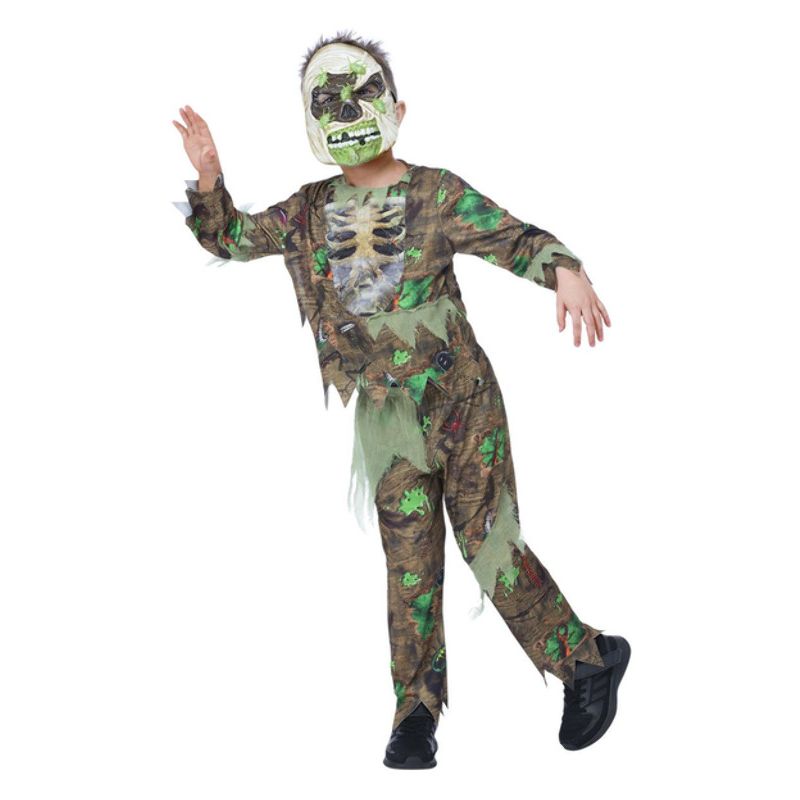 Child Deluxe Brown Multi Bug Zombie Costume by Smiffys