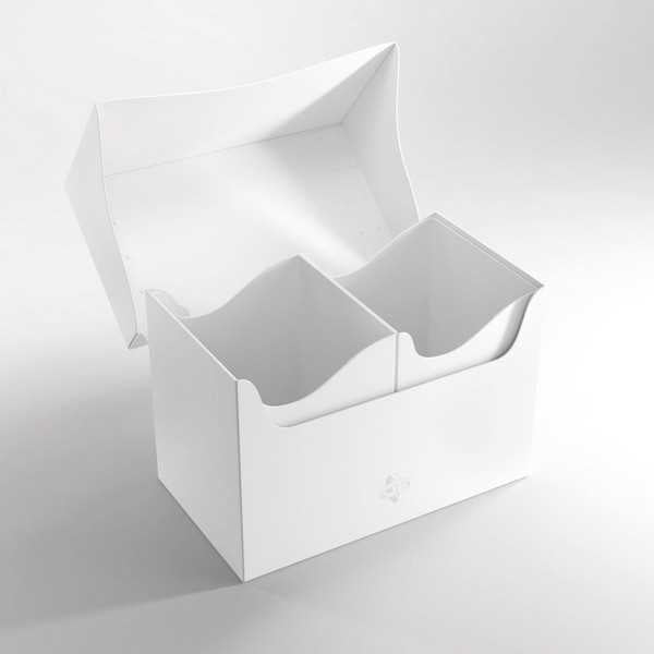 Large-Scale White Double-Deck Card Holder 200+ XL for Efficient Card Storage