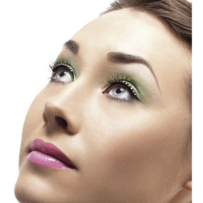 Adult Black Fancy Dress Eyelashes - Smiffys Brand No. 21203