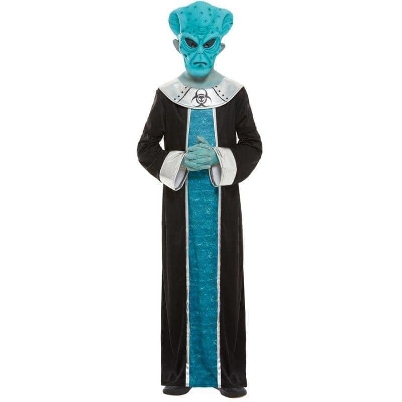 Child Blue Alien Costume for Halloween Party