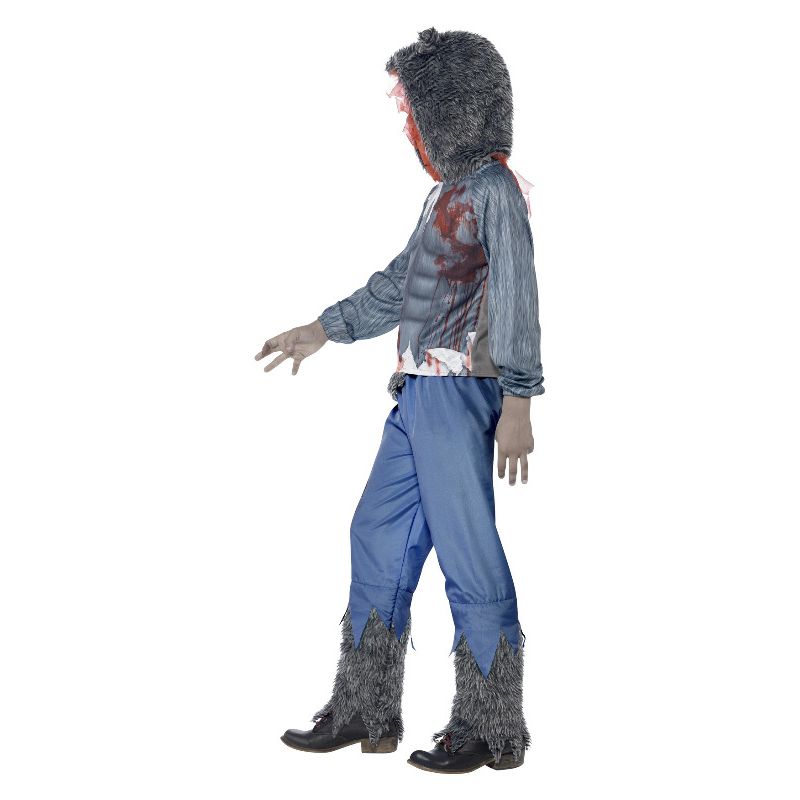 High - end Grey Wolf Warrior Costume for Children - Ideal for Halloween Fancy Dress