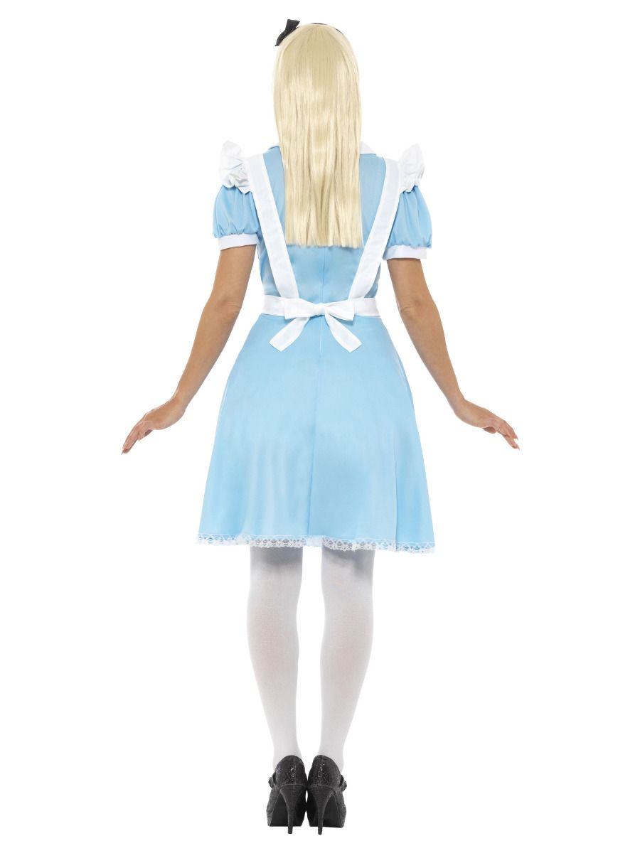 Adult Blue Dress Alice in Wonderland Princess Costume for Women