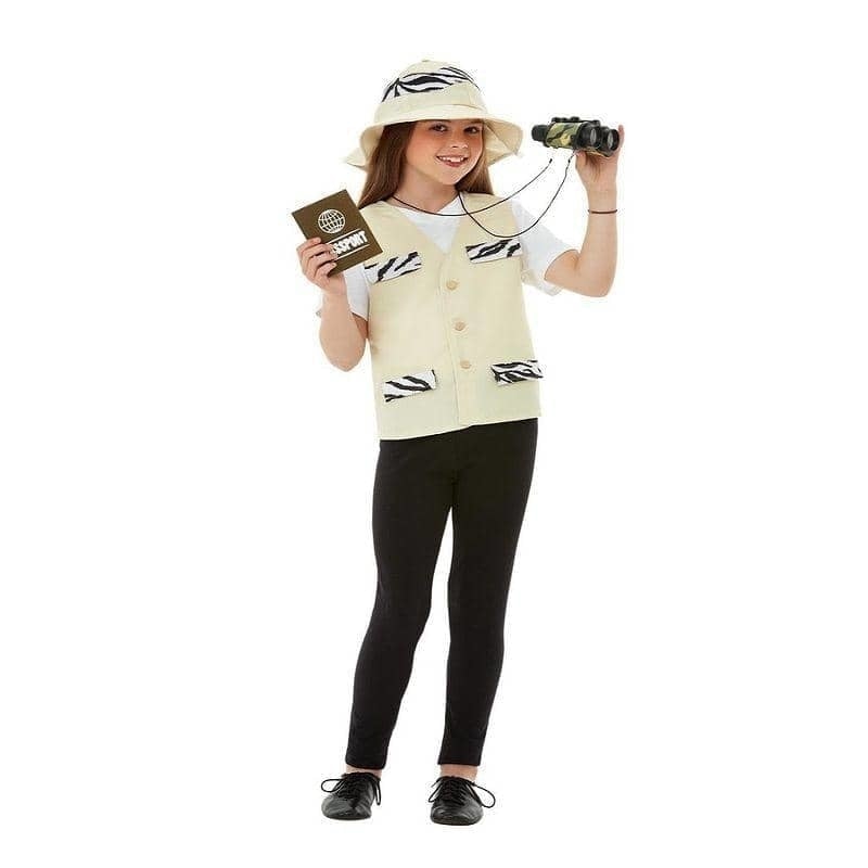 Smiffys Fancy Dress Child Unisex Beige Explorer Costume Kit